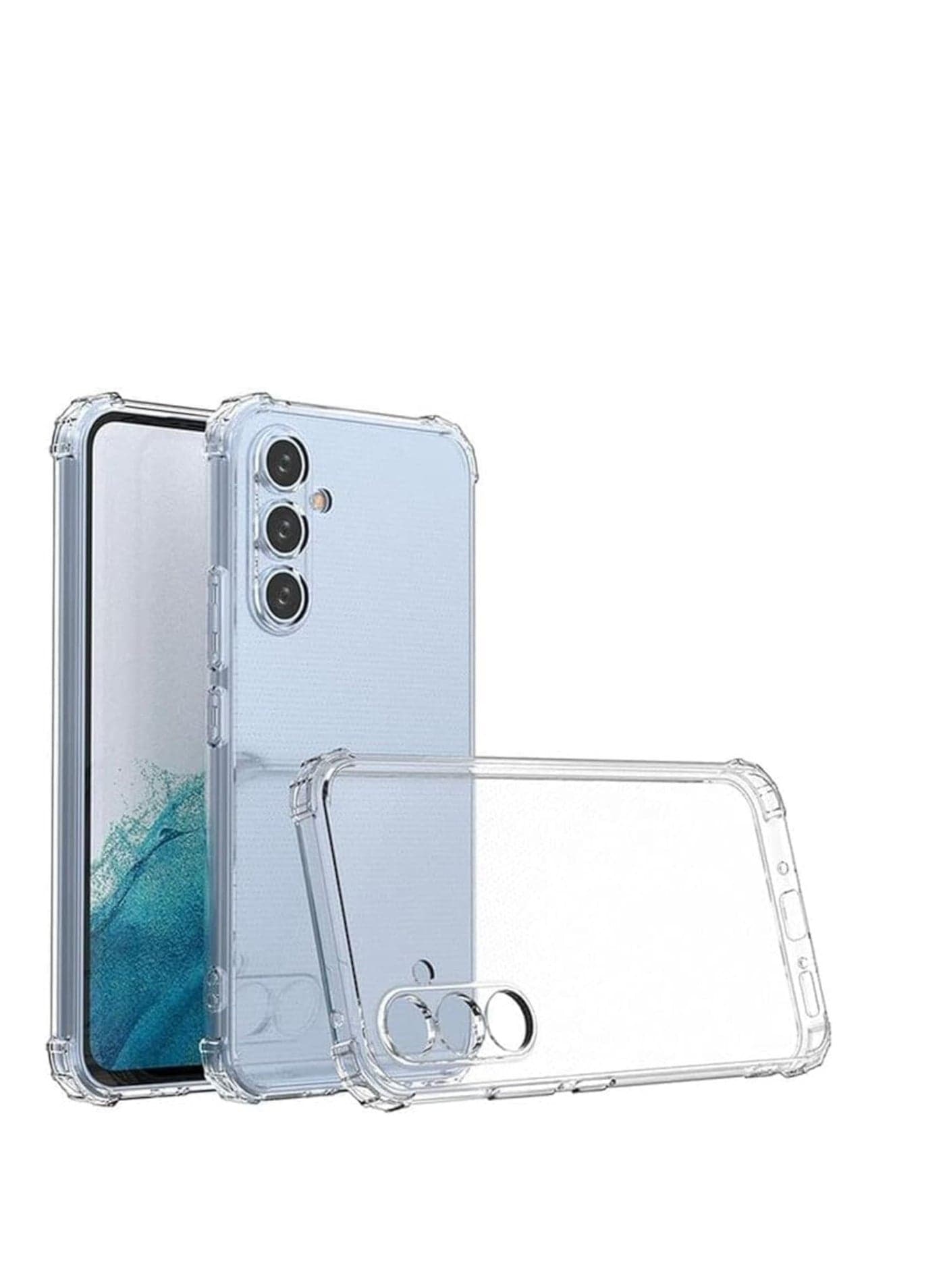Clear Case Cover for Samsung Galaxy A25 5G, TPU Silicone Rubber Bumper Reinforced Back Cover for Samsung Galaxy A25 5G (Clear)