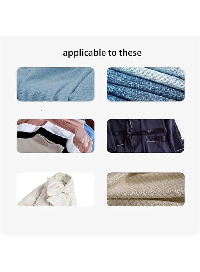 Instant Multi-Purpose Stain Removal Wipes, 64 Pieces in 8 Packs with 8 Wipes per Pack, Moist Portable Fabric Cleaning Wipes for Food, Makeup, Sweat, Ink and Oil Stains without Water or Soap, Suitable for Cotton, Polyester, Denim, Linen and Blended Fabrics, Travel, Work, Car, School and Everyday Emergencies Cleaning Wet Wipes (8)