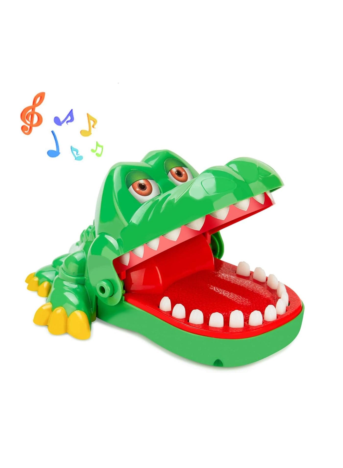 iShin Crocodile Teeth Game for Kids, Dentist Finger Biting Games with Sounds, Funny Baby Activity Centers