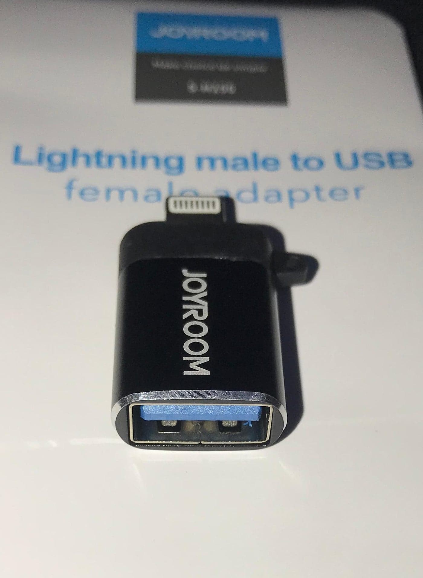S-H156 Otg Adapter Lightning Male To USB Female Black (3)