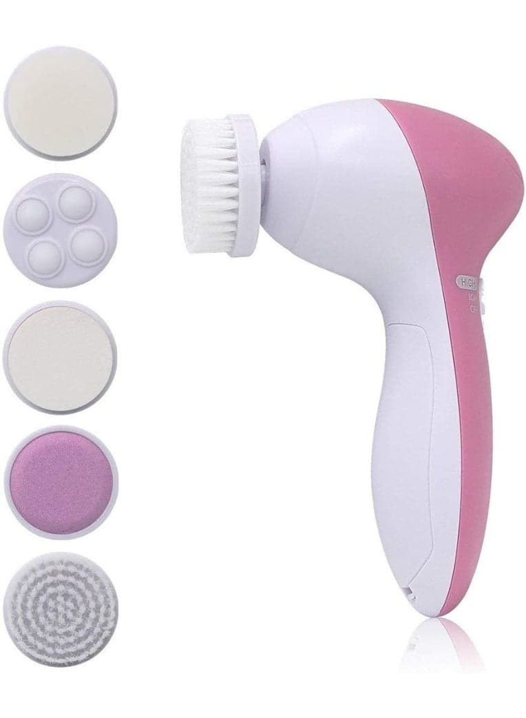 Pixnor Waterproof Facial Cleansing Brush with 5 Brush Heads by iHome Flagship (4)