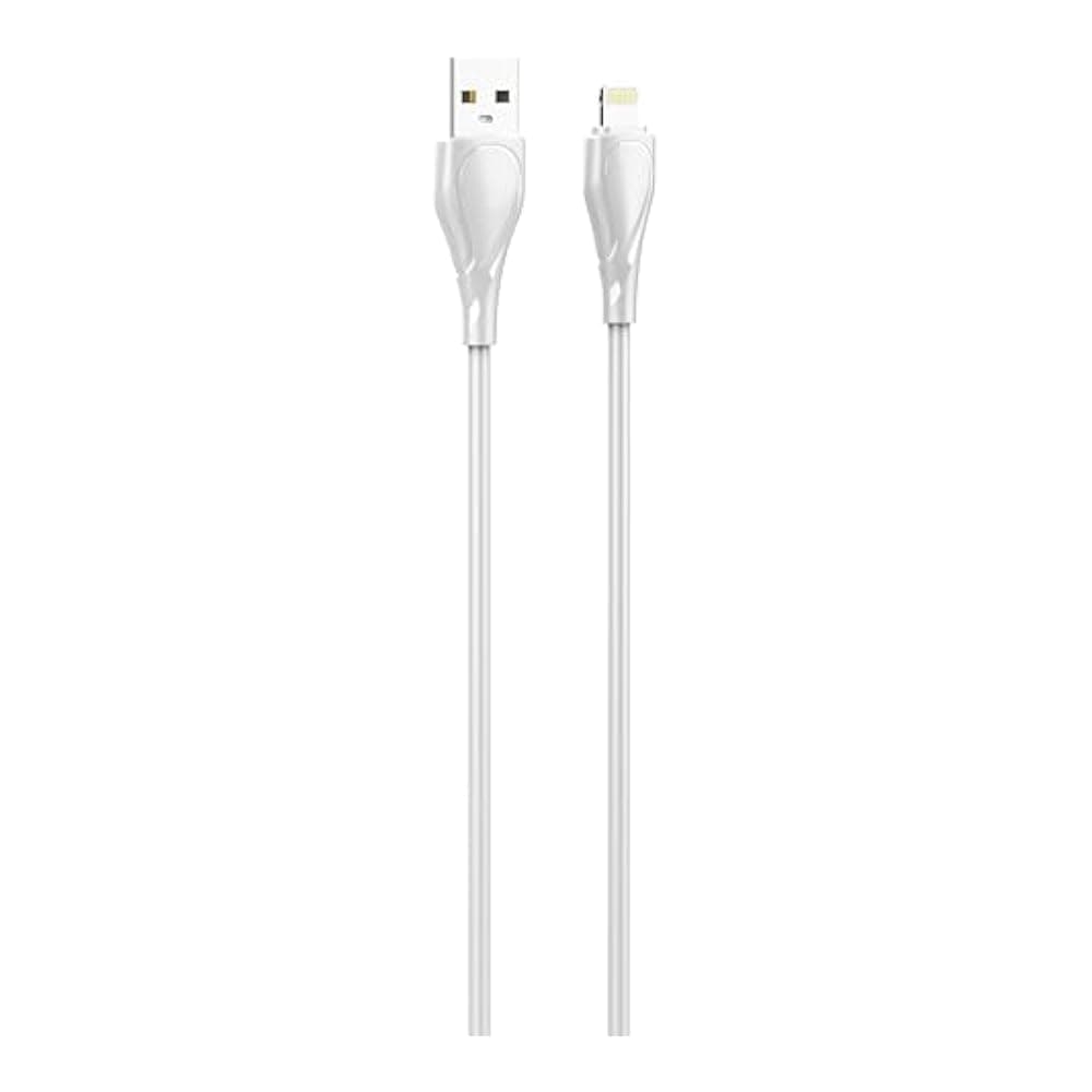 LS612 Lightning 25W Fast charging Data Cable 2M Length - White