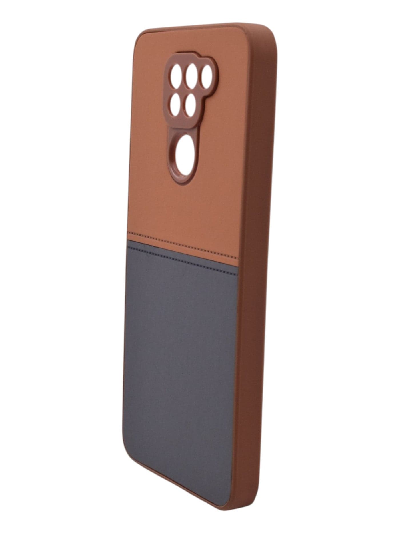 C.F.S Plastic Back Cover For Xiaomi Redmi Note 9 - Brown & Gray Cases & Covers (٣)