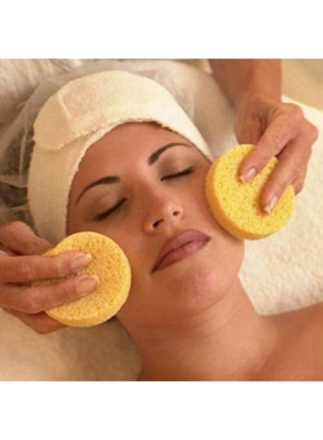 Silicone Facial Cleaning Wash Puff Sponge Stick Face Cleansing Pad Sponge For Face Cleaning (Package Content 12 pcs) may vary color Make Up Sponges (٣)