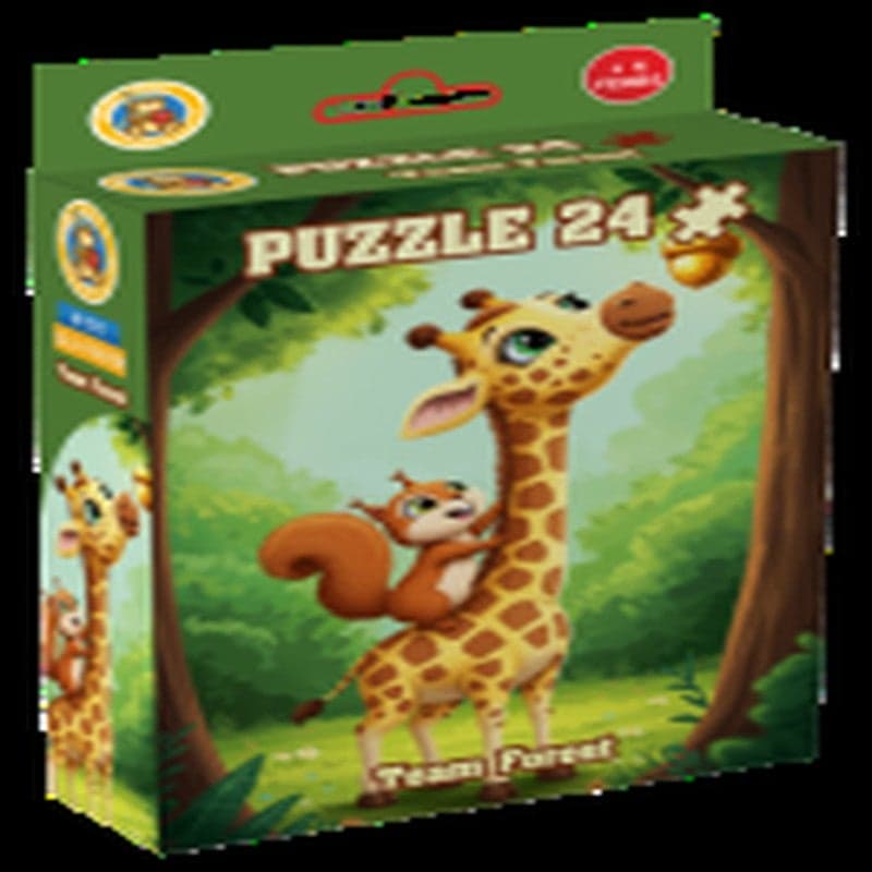 Team Forest - 24 Pieces Jigsaw Puzzles