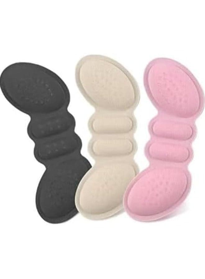1 Pair (2 Pieces) Premium Silicone Heel Grips – Butterfly Design – Anti-Blister Pads for High Heels Girls' Shoe Care & Accessories (٧)