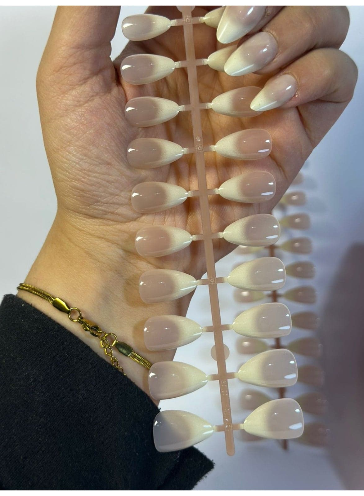 Professional Nail Tips – 12 Pairs of Artificial Nail Extensions – Stylish Nail Art Decorations for Home or Salon Use (1pack) Press On False Nails