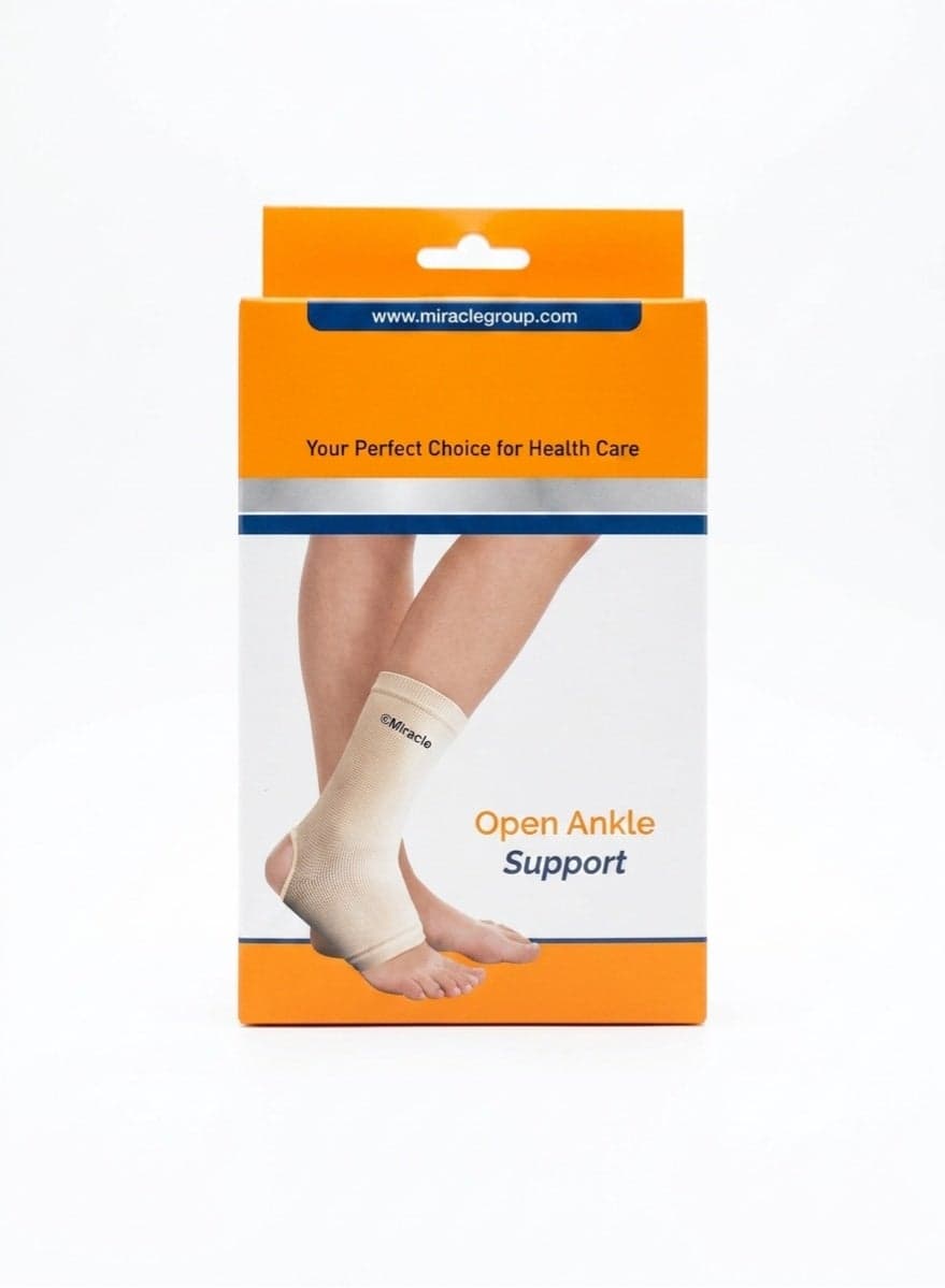 Miracle - Open Ankle Support Brace For Compression & Pain Relief - Size 3XL