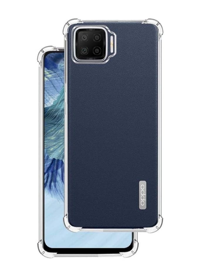 Transparent shockproof case compatible with Oppo A73 2020 - F17
