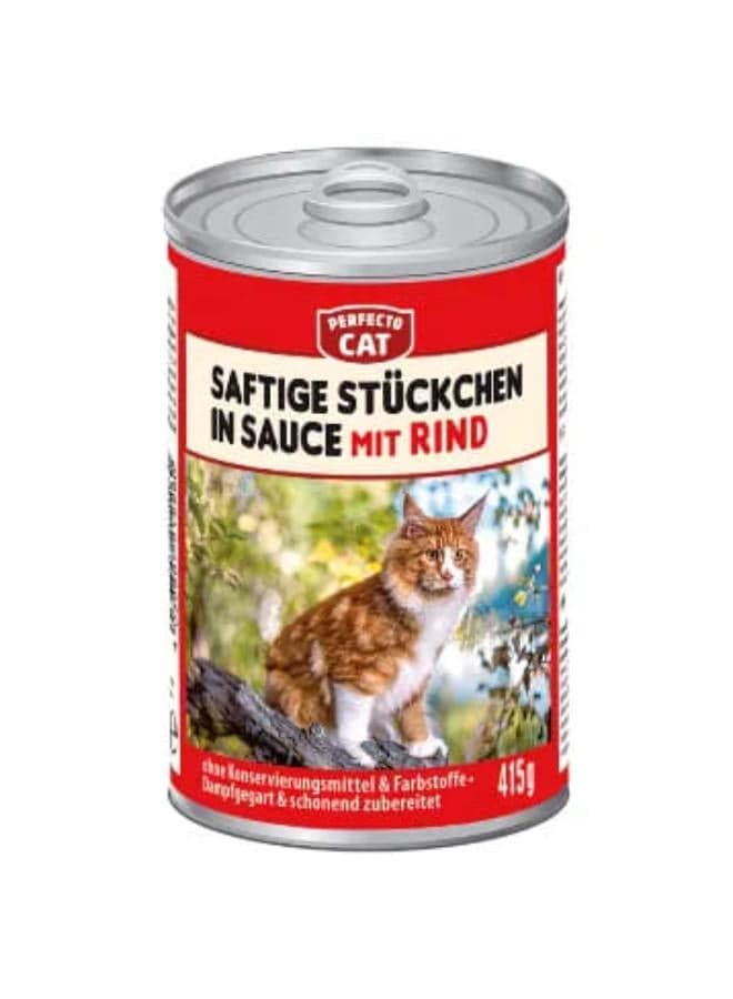 بيرفيكتو كات سافتيج ستوكشين في صلصة مع قشرة 415 جرام Pet Supplies