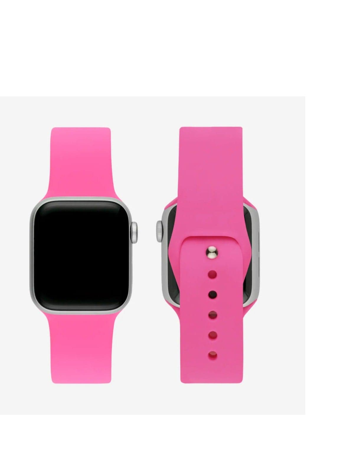 Silicone Watch Band For- Oraimo Watch 2 Pro OSW-32 -22mm Anti-Shatter Strap - DARK PINK Smartwatch Bands (٢)