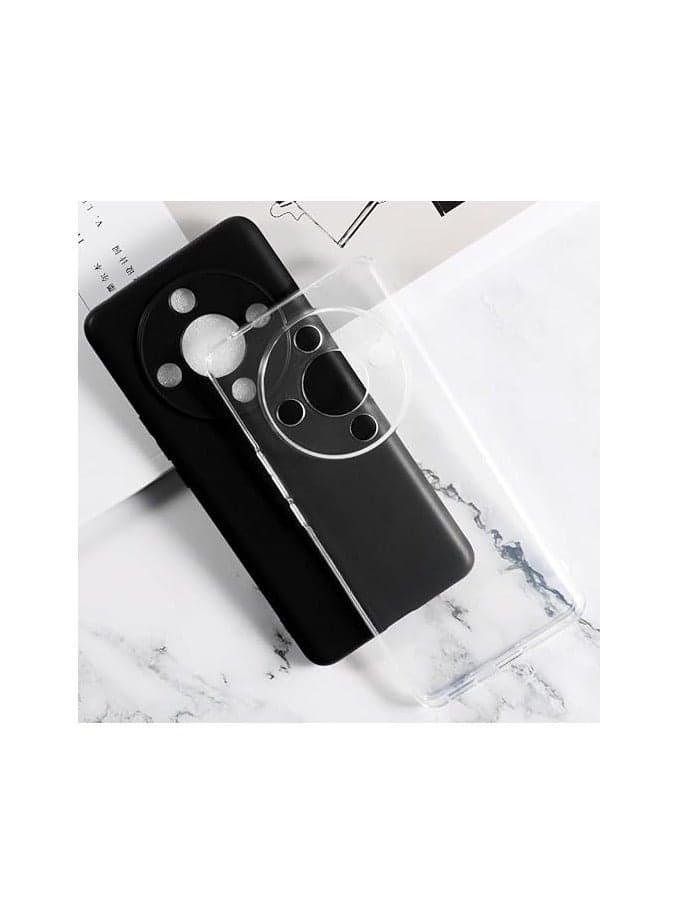 Case Compatible Huawei Honor X9B 5G Case, Soft TPU Back Cover Shockproof Silicone Bumper Anti-Fingerprints Full-Body Protective Case Cover for Huawei Honor X9B 5G (6.78 Inch) (Transparent) (2)