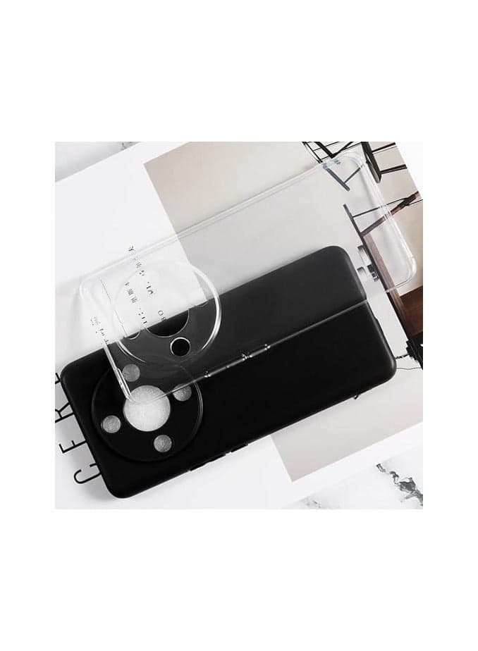 Case Compatible Huawei Honor X9B 5G Case, Soft TPU Back Cover Shockproof Silicone Bumper Anti-Fingerprints Full-Body Protective Case Cover for Huawei Honor X9B 5G (6.78 Inch) (Transparent) (5)