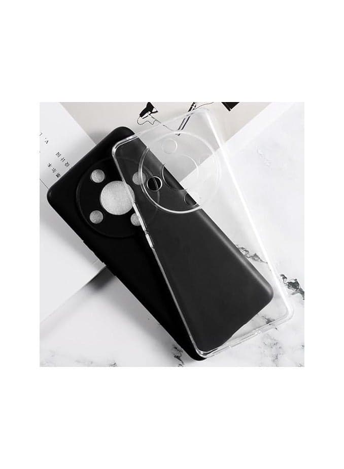 Case Compatible Huawei Honor X9B 5G Case, Soft TPU Back Cover Shockproof Silicone Bumper Anti-Fingerprints Full-Body Protective Case Cover for Huawei Honor X9B 5G (6.78 Inch) (Transparent) (3)