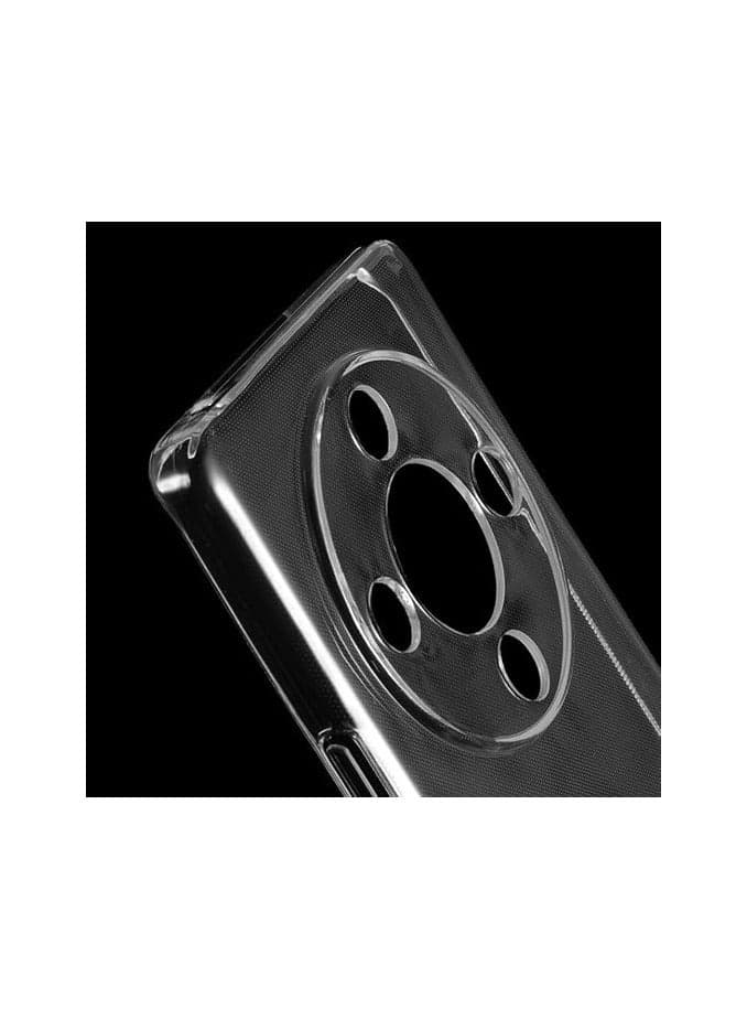 Case Compatible Huawei Honor X9B 5G Case, Soft TPU Back Cover Shockproof Silicone Bumper Anti-Fingerprints Full-Body Protective Case Cover for Huawei Honor X9B 5G (6.78 Inch) (Transparent) (4)