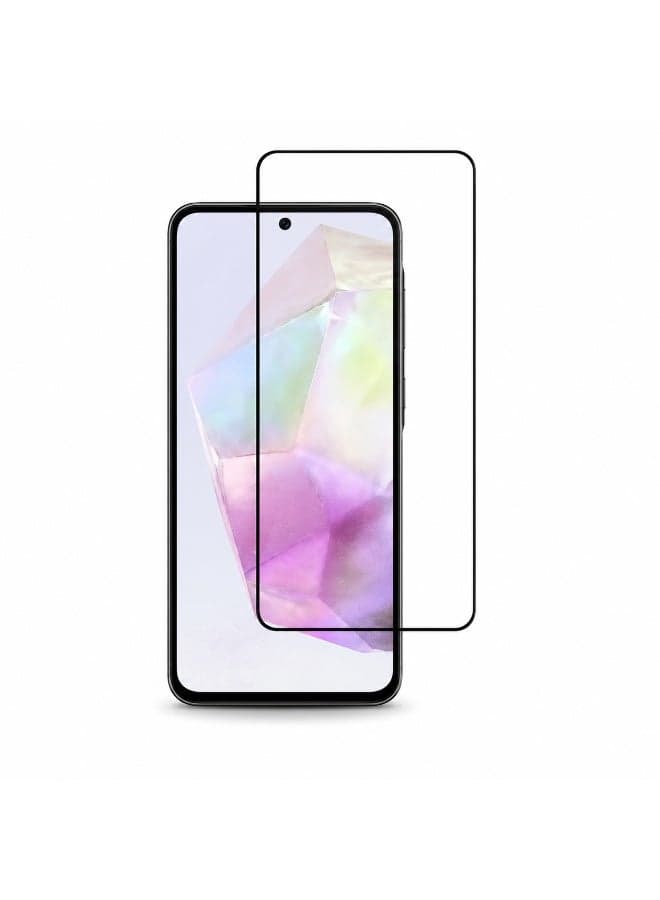 Deer Falante Pro 9H High-Transparency Tempered Glass Screen Protector for Samsung Galaxy A36 - Full Coverage with Black Frame Mobile Screen Protectors