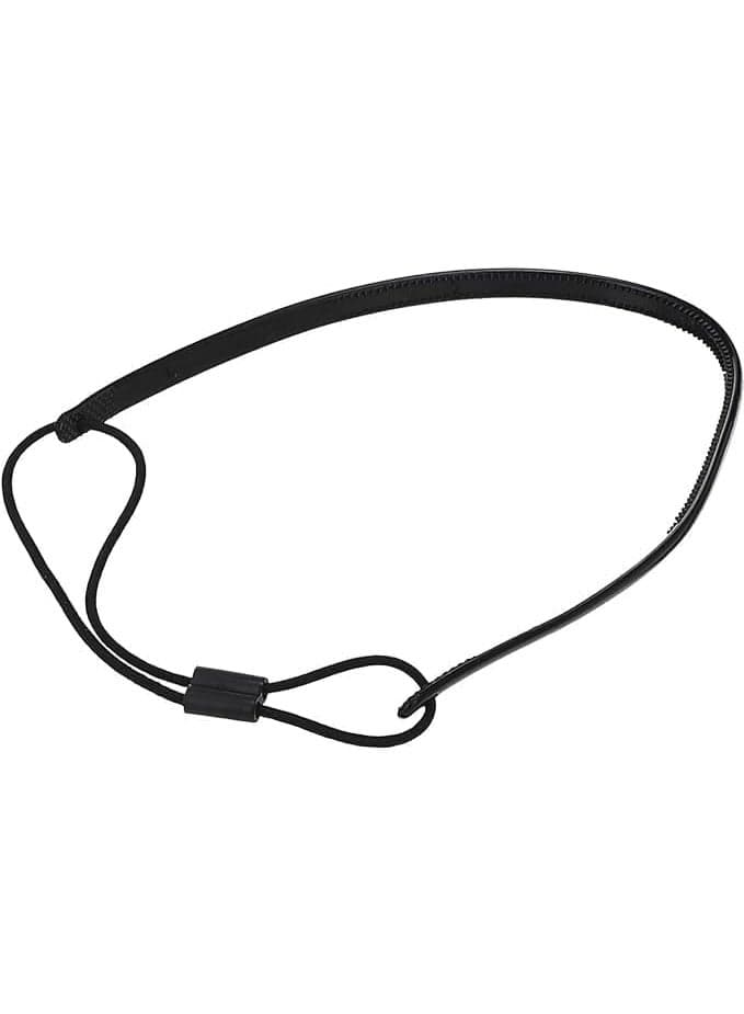 Black Flexible Silicone Hair Band - Comfortable and Stable Fashion Design for Daily Use Headbands (٣)
