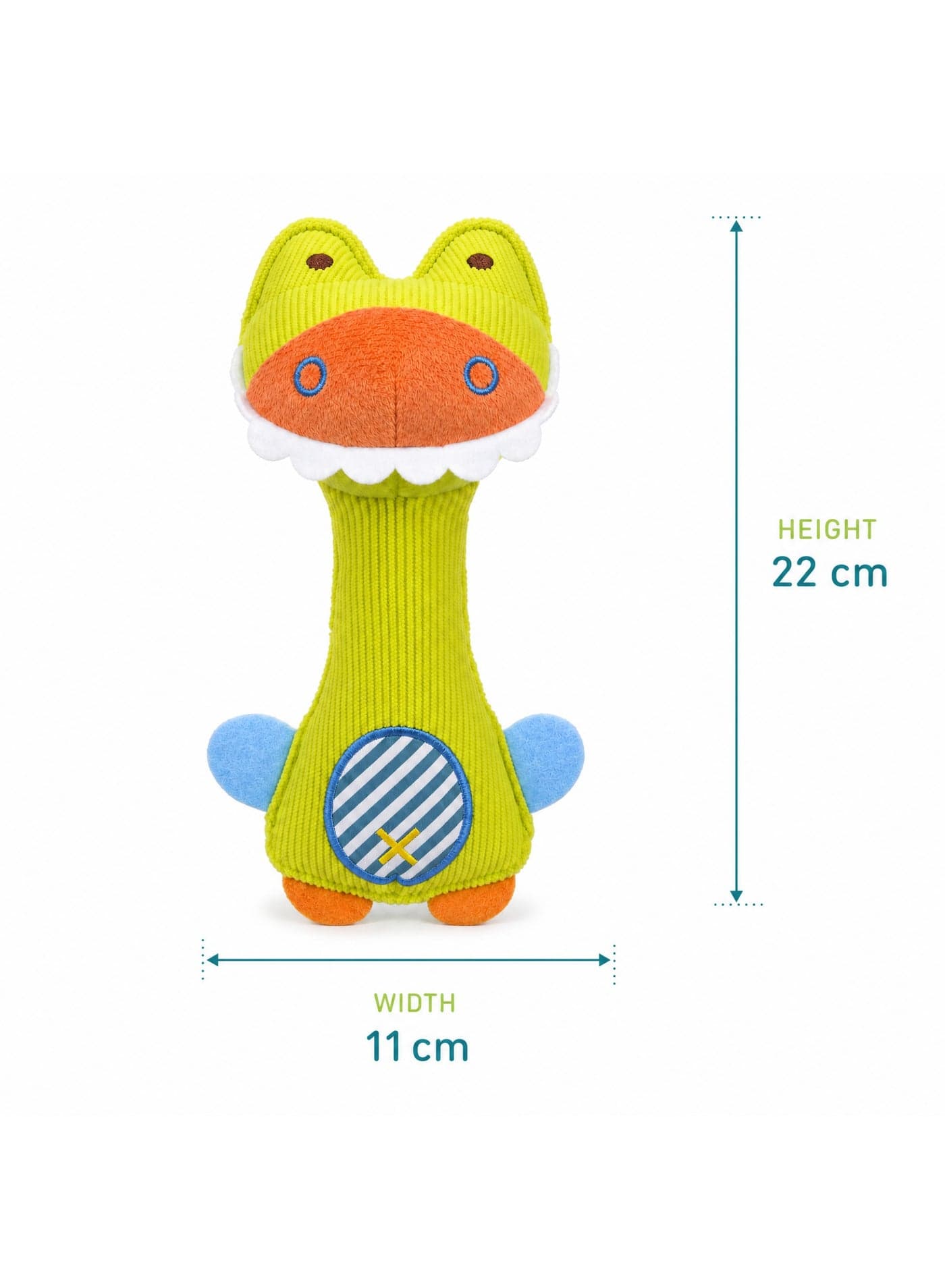 Baby Plush Rattle Toy Hand Bell Infant Sensory Development Toy (2)