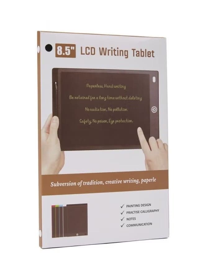 Lcd Writing Tablet With Pen 8.5Inch In Black Color For Kids Durable And Sturdy 8.5inch Reading & Writing (٤)