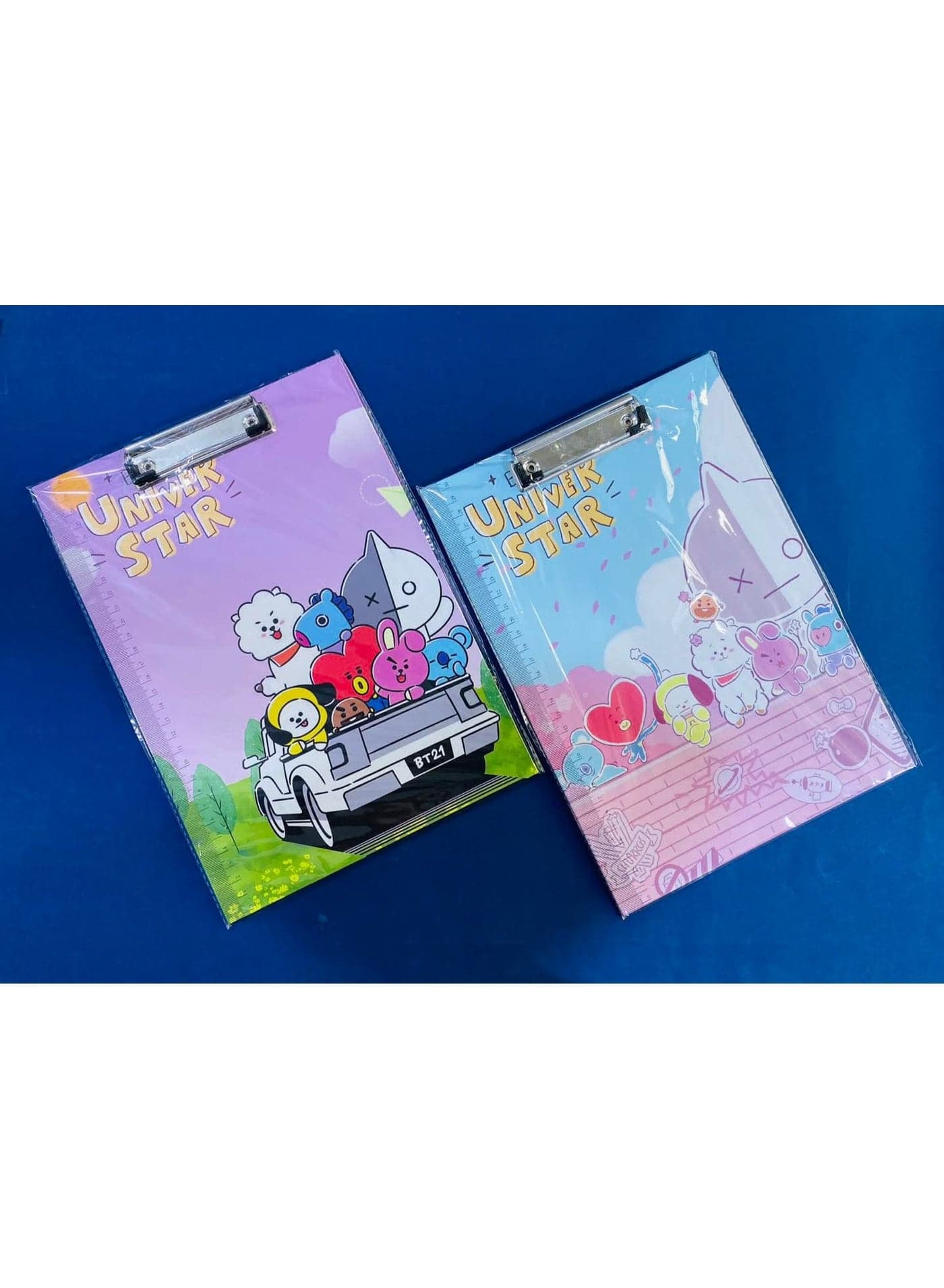 Plastic writing tablet - A4 size, portable design, waterproof, and durable for writing and note-taking. Includes 1 paper holder. (2)