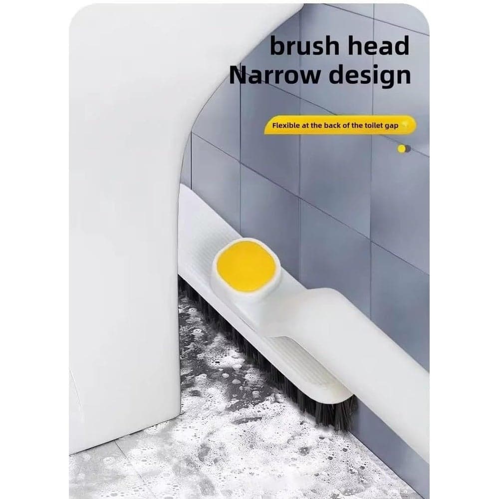 Floor Cleaning Brush and Hook for Dirt Remover - White - 5-7 Car Detailing Brushes (3)