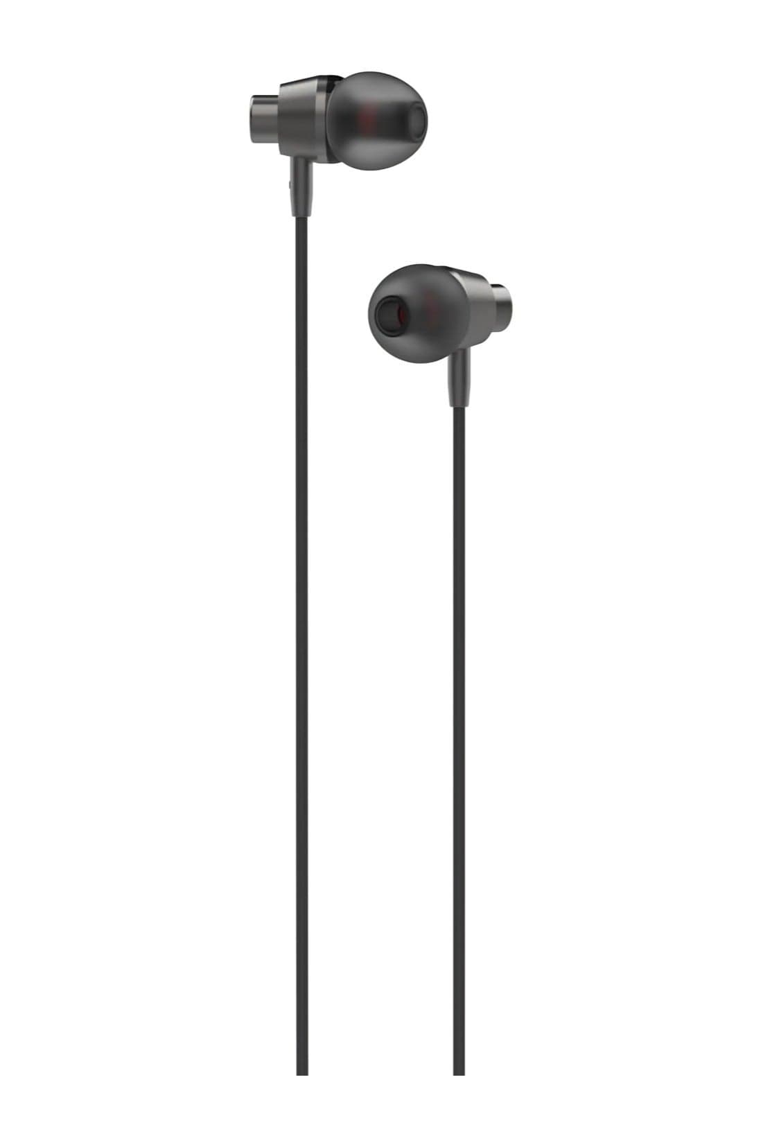 Ldnio HP05 In-Ear Earphone With Controller, Comfortable Design And Noise Reduction Upgrade - Black Headphones & Earphones