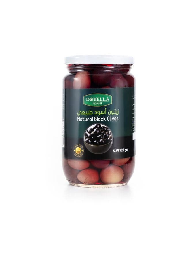 Natural Black Olives 720 grams
