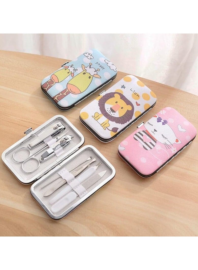 7 in 1 Manicure and Pedicure Set Silver Personal Care (5)