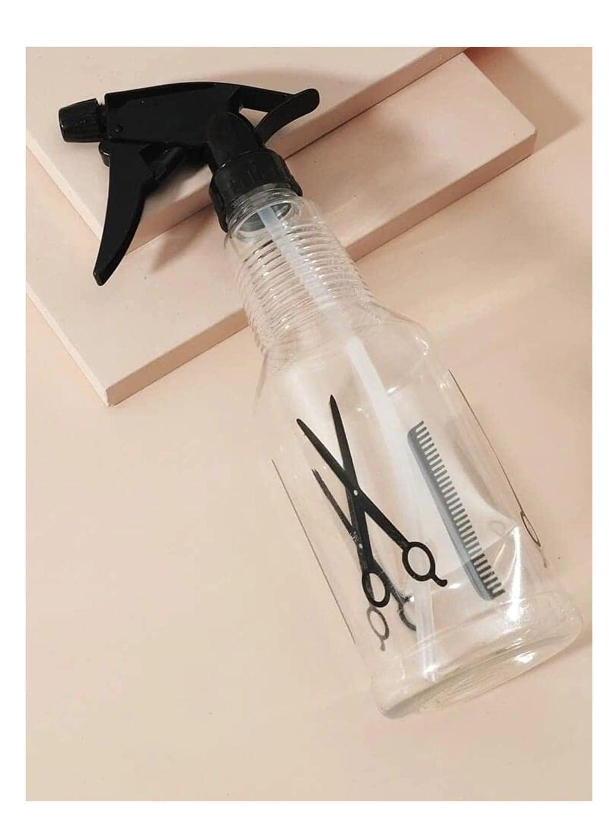 Round transparent honey barber spray 2- LY (133-2) Styling Scissors (٤)