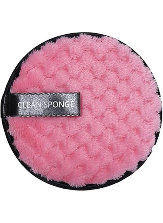 Makeup Remover Microfiber Cotton Pad Cosmetics Washable Makeup Towel Cleaning Sponge Skin Care Tool Makeup Remover may vary color 1PC Make Up Sponges
