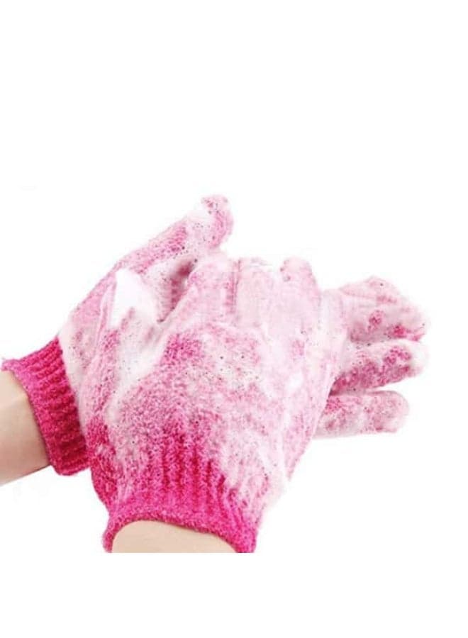 Soap & Glory Exfoliating Scrub Gloves Pink (3)