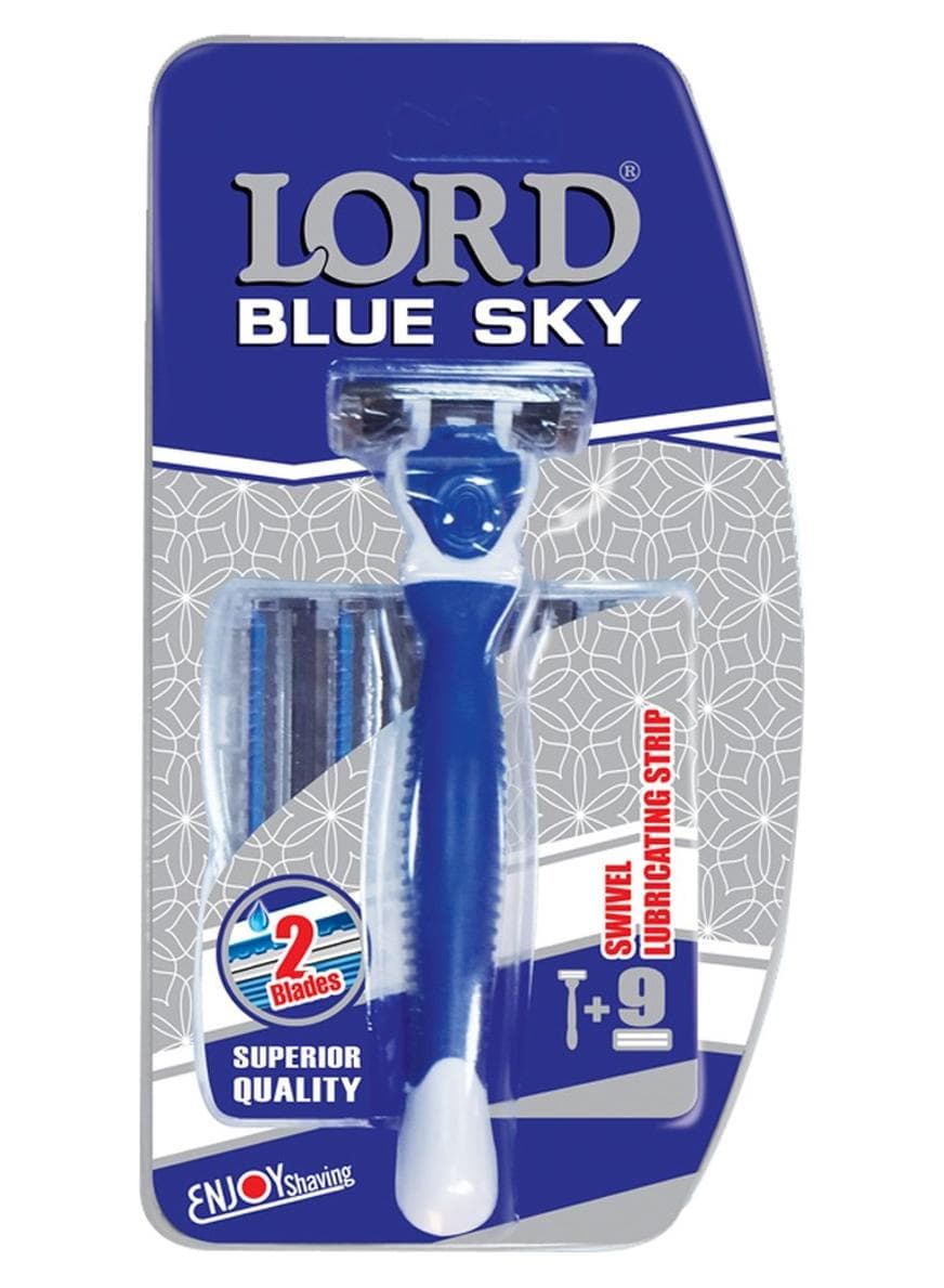 Lord Men Shaving System Razor(1 Razor + 9 Refills )Twin Blade Men's Razors & Blades