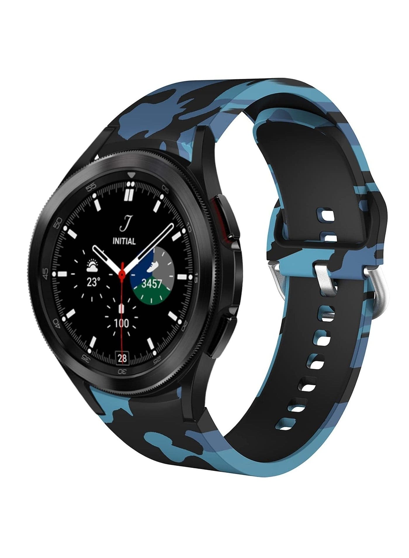 No Gap Band Compatible with Samsung Galaxy Watch 7 5 4 6 Band 44mm 40mm/Watch 5 Pro Band 45mm/Galaxy Watch 4 Classic 46mm 42mm Strap,20mm Quick Release Sport Replacement Band for Women Men Smartwatch Bands