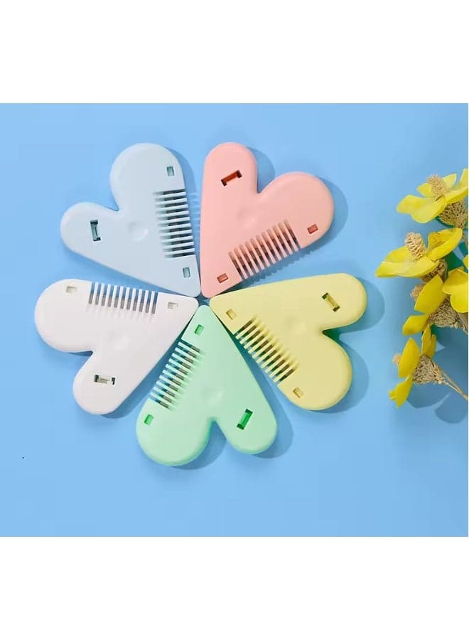 Hair clipper comb - for easy and effortless hair cutting, easy to store, double-sided with scissors for women's hair care, a stylish and practical choice that adds a professional touch to a multi-colored styling set Personal Care