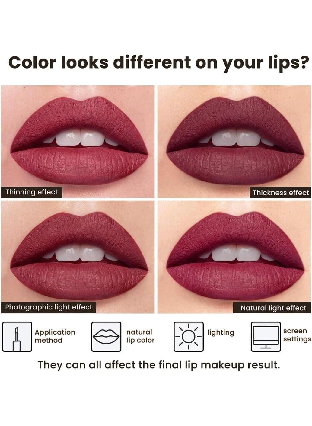 ROSE GOLD Matte Lip Gloss 5 ml, Smooth Long-Lasting Finish, RG-5194, Color 04 (7)