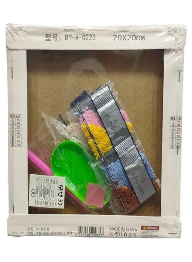 3D Diamond Painting Kit for Kids Develop Focus Skills and Patience, Improve Visual Coordination 20 X 20 cm (My Melody) (2)