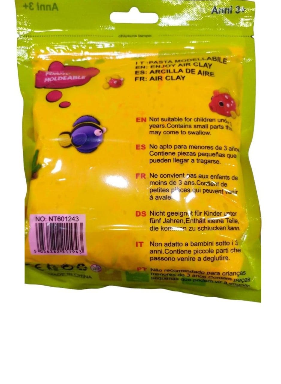 Moldable Foamy Bags 60g Mixed Color Didactic Slime pink Squishy Toys (2)