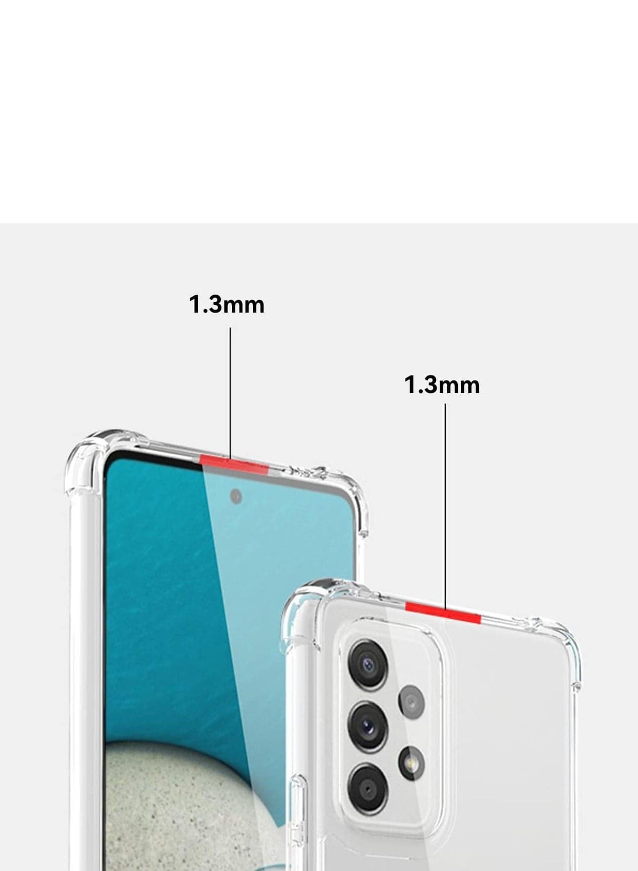 Transparent Silicone Case for Samsung Galaxy A24 with Card Holder Four Corners Anti Drop Tpu Wallet for Card Holders Airbag, Anti Scratch Case Cases & Covers (4)