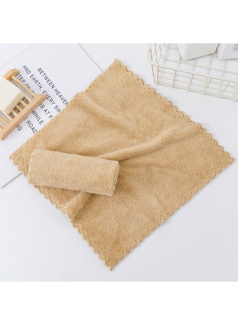 Super Soft Microfiber Hand Towels Set - Highly Absorbent Quick Dry Kitchen Towels, Pack of 5 (Multicolor) Kitchen Accessories (4)