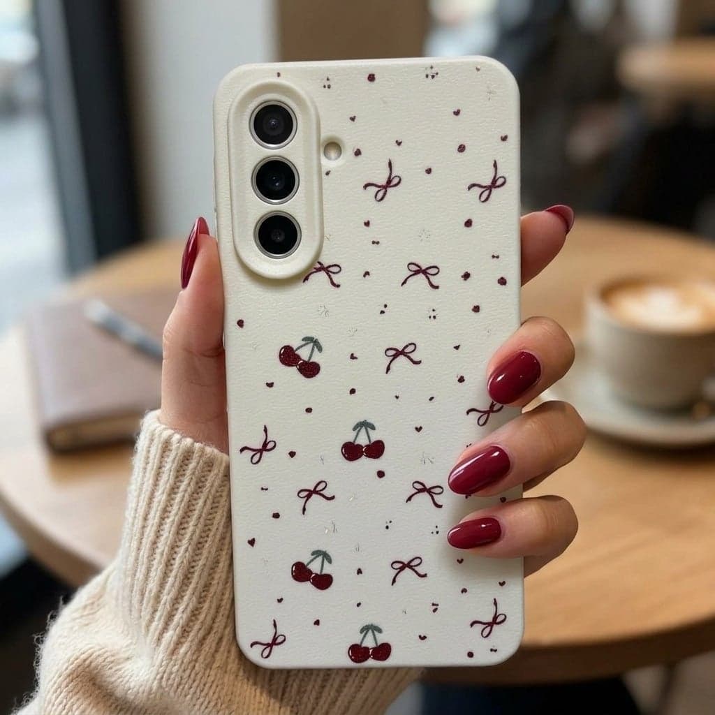 Back cover compatible with Samsung Galaxy A56 Latest design of the season, shock and scratch resistant. Add a touch of beauty to your phone. (٤)