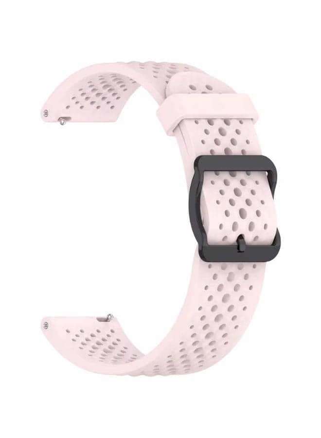 22mm Watch Band Breathable Soft Hole Wristband Compatible with Samsung Galaxy Watch 3 45mm/Watch 46mm/Gear S3/Huawei watch GT4 GT3 46MM/Huawei Watch 3/4/GT2E/GT2 Pro/GT GT2 46MM/Amazfit GTR 4/3/3Pro/2/2e (Pink) (2)