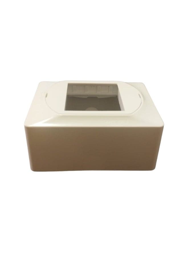 Magic Box Outside the Wall, Triple White Outlets & Accessories (2)
