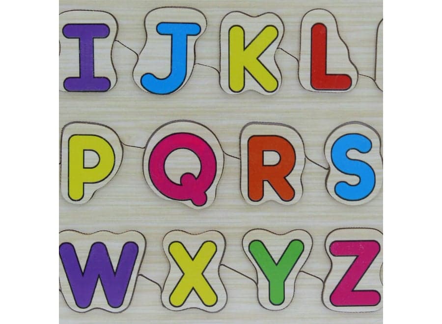 Wooden Educational Board - English Letters Reading & Writing (٢)
