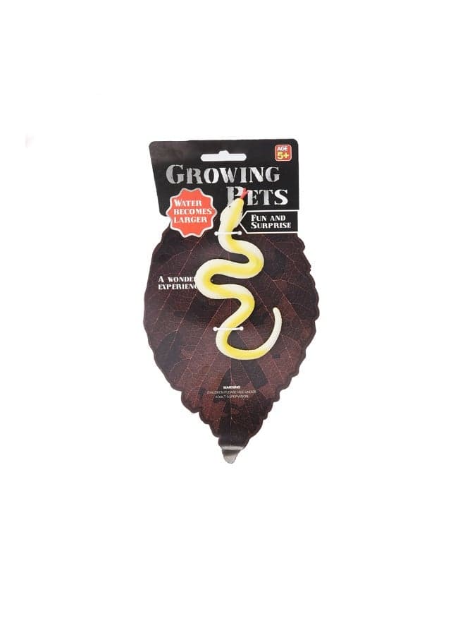 Grow-in-Water Snake Toy, Assorted Colors Animal Figures (2)