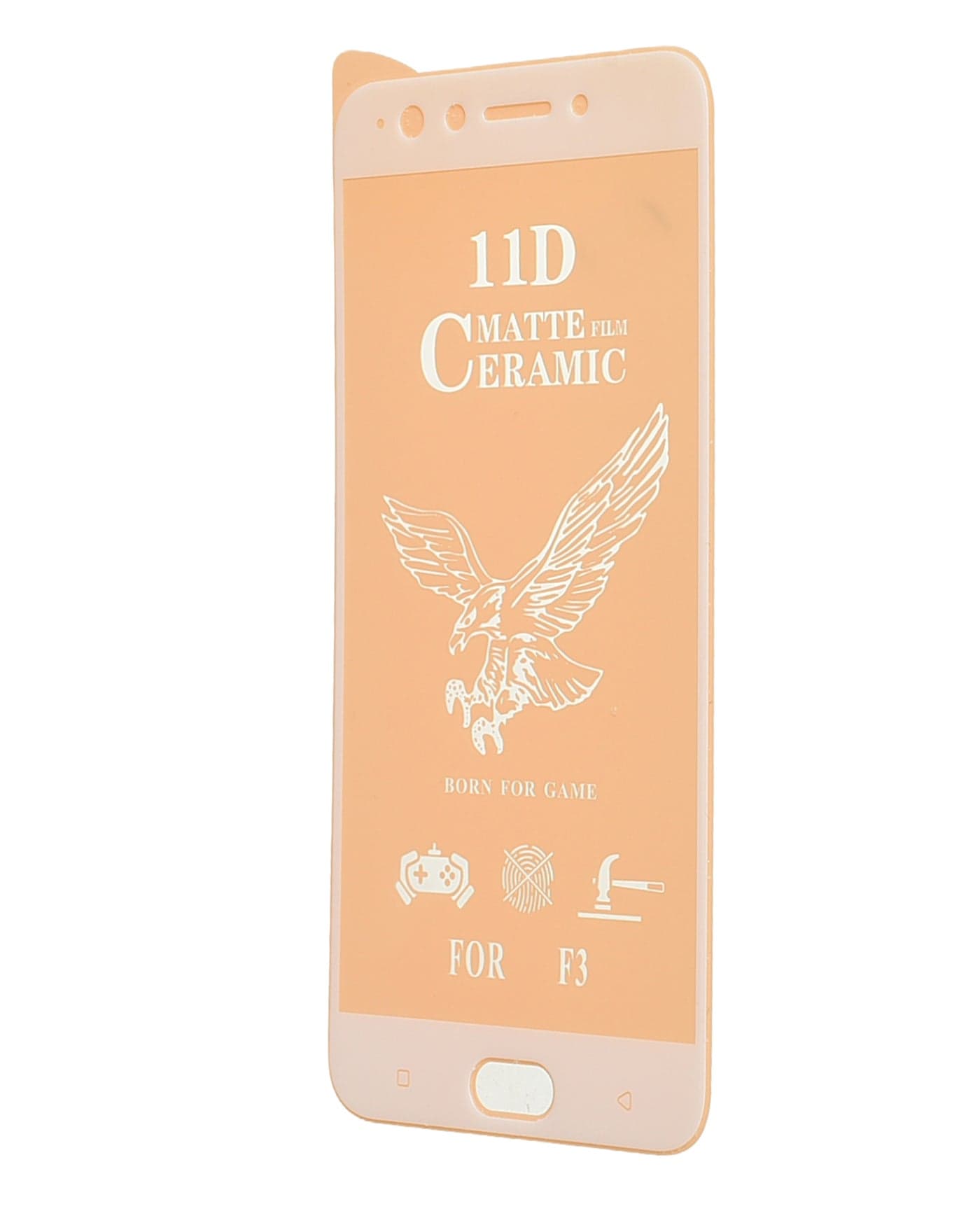 11D Matte Ceramic Screen Protector for Oppo F3 - Clear Cases & Covers (٢)