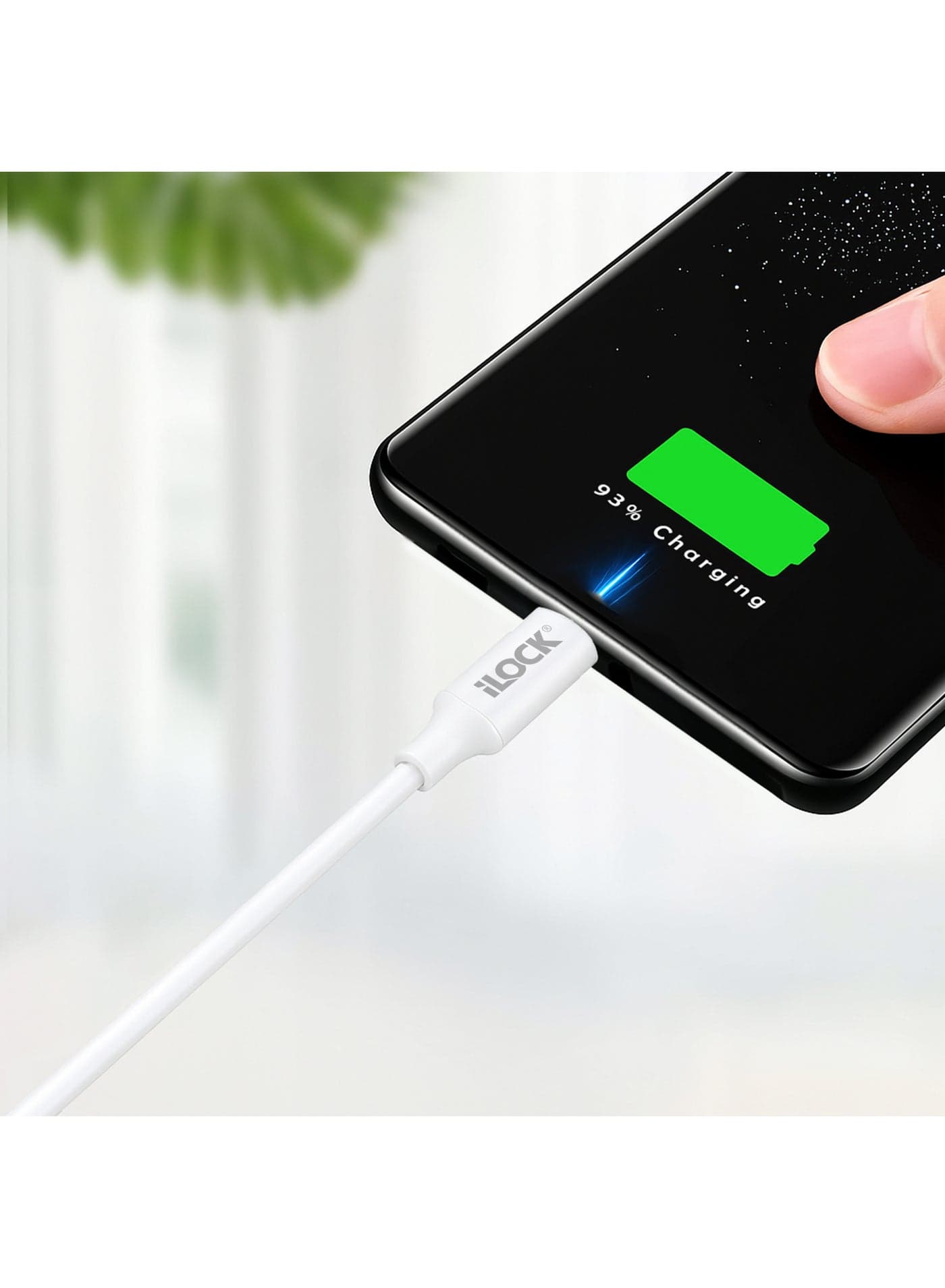 USB-A to iPhone Cable | Fast Charging & Data Sync (٤)