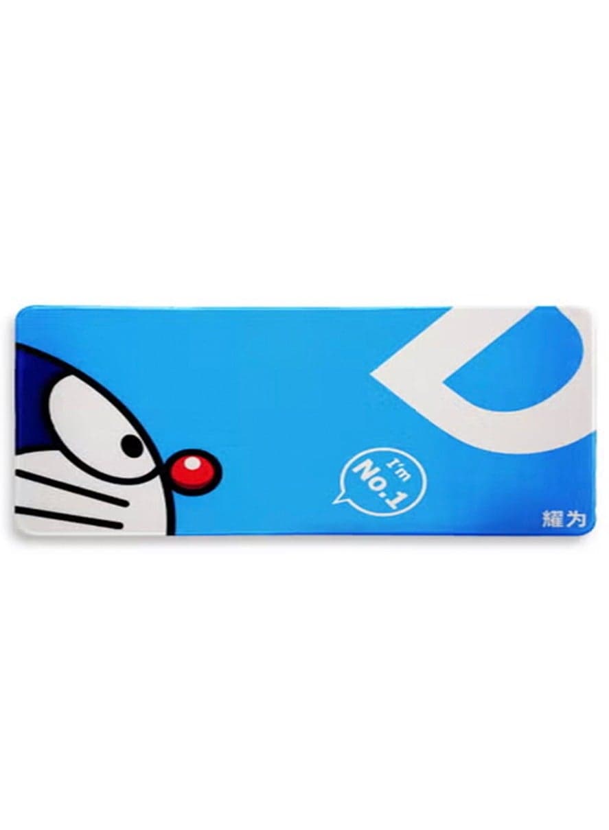Large Mouse Pad, Doraemon Spacetoon Style (70cm x 30cm x 2mm), HD Print Pattern Desk Mat, Extended Mouse Pad and Keyboard Mouse Pads, Waterproof Fabric Surface Mouse Pads for Office, Non-Slip Rubber Base Gaming Mousepads