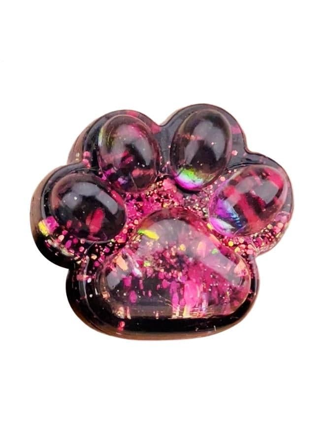 Qikam Animal - Cat Squeeze Toy, Squishy Cat Paw, Stress Relief Fidget Toy, Pink, Unisex, Kid Basic & Life Skills Toys