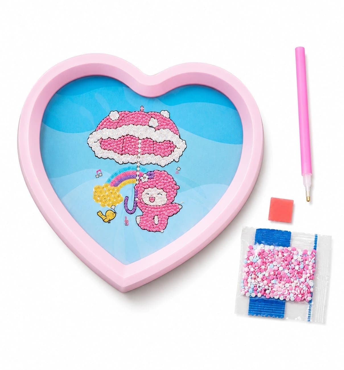 First Choice Heart Frame Diamond Mosaic Painting Kit Kids Printing & Stamping Toys