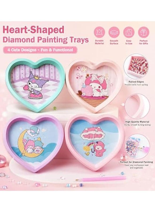 First Choice Heart Frame Diamond Mosaic Painting Kit Kids Printing & Stamping Toys (٢)